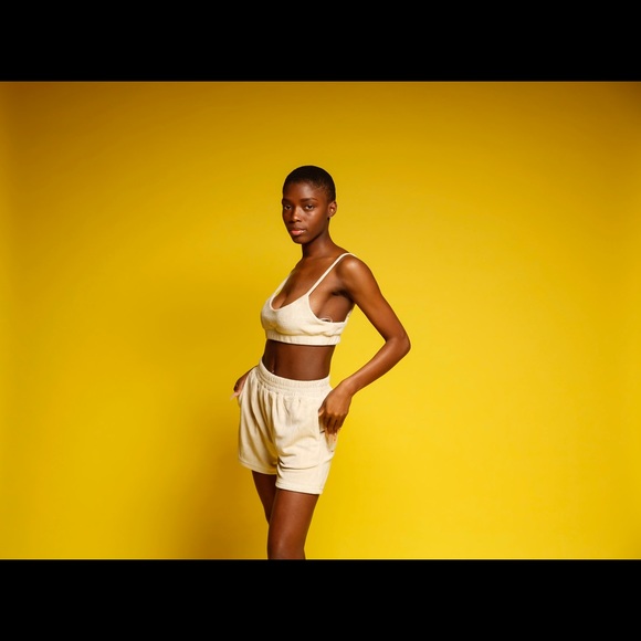 Womens Terry Cloth Shorts Set - Picture 7 of 13